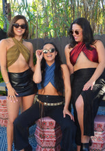 Load image into Gallery viewer, Herringbone Tongue Tied Tie Top