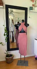 Load image into Gallery viewer, Mauve Tongue Tied Tie Top