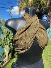 Load image into Gallery viewer, Herringbone Tongue Tied Tie Top