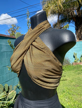 Load image into Gallery viewer, Herringbone Tongue Tied Tie Top