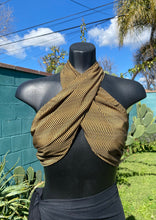 Load image into Gallery viewer, Herringbone Tongue Tied Tie Top