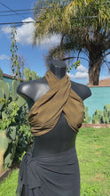 Load and play video in Gallery viewer, Herringbone Tongue Tied Tie Top