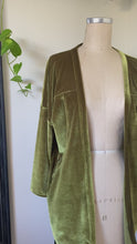 Load and play video in Gallery viewer, Velvet Kimono - Rust, Olive, Purple, Royal Blue