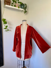 Load image into Gallery viewer, Velvet Kimono - Rust, Olive, Purple, Royal Blue
