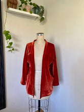Load image into Gallery viewer, Velvet Kimono - Rust, Olive, Purple, Royal Blue